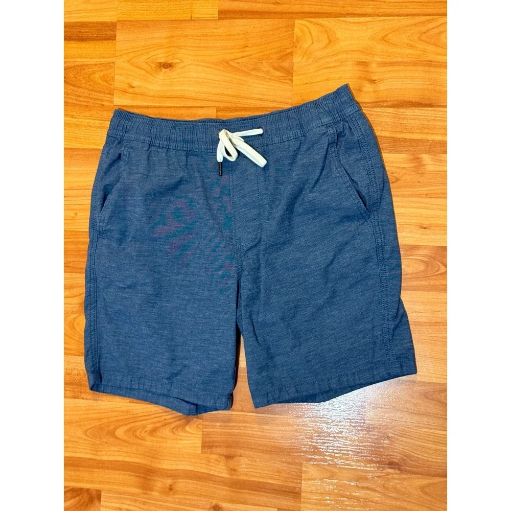 Hollister Mens S Beach Prep Jogger Shorts Blue Epic Flex 7 Inch Inseam